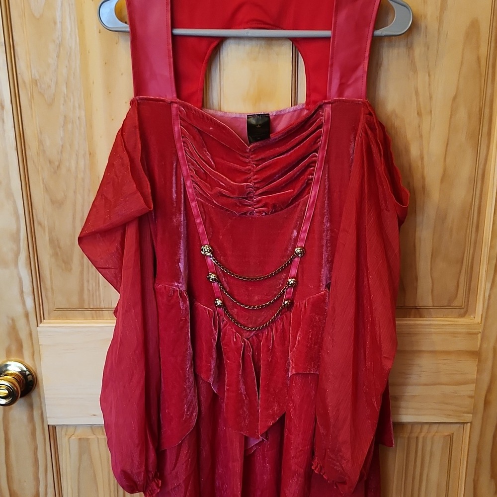 Disney Princess Spirit Red‎ Dress Costume Size M Princesses/Fairies